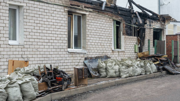Professional Fire Damage Removal technician working in Buffalo, MN